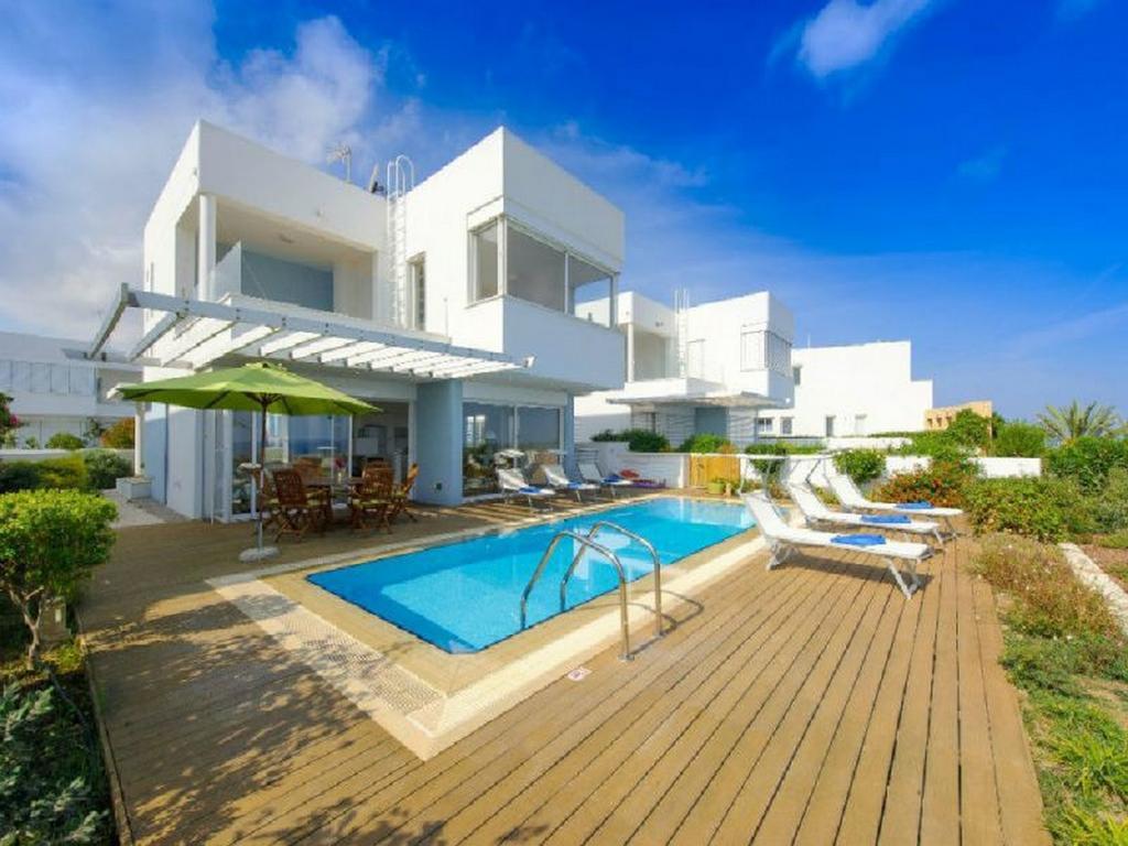 Protaras Beachfront Villa Alia المظهر الخارجي الصورة